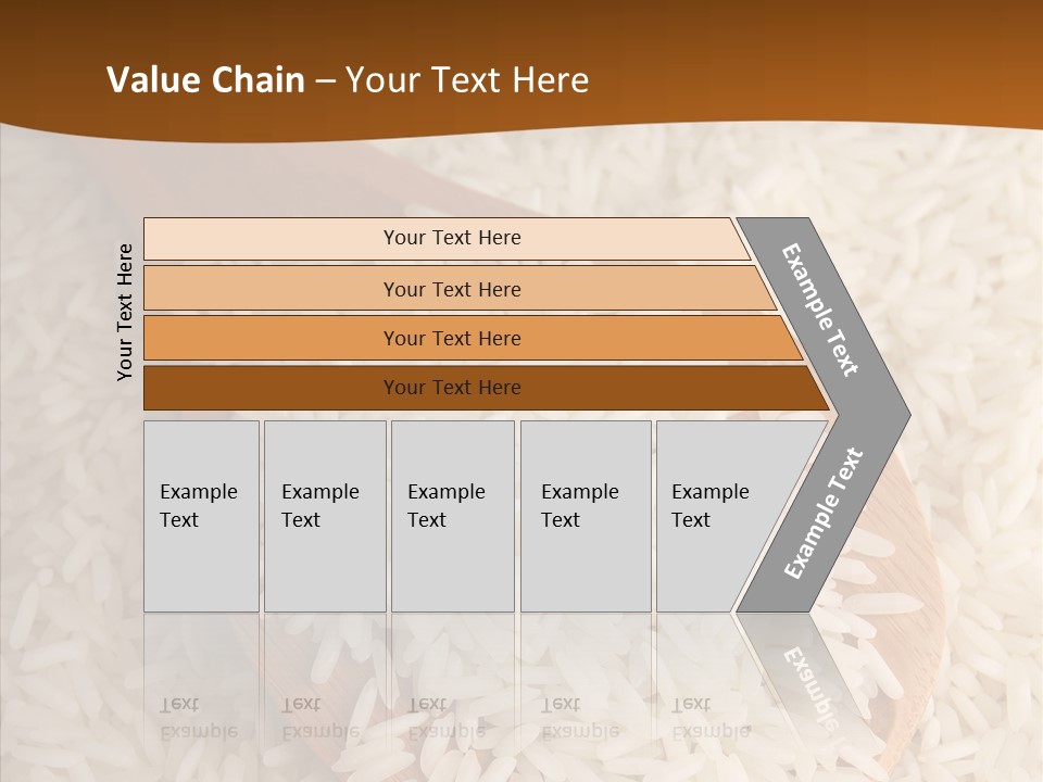 Long Spoon Healthy PowerPoint Template