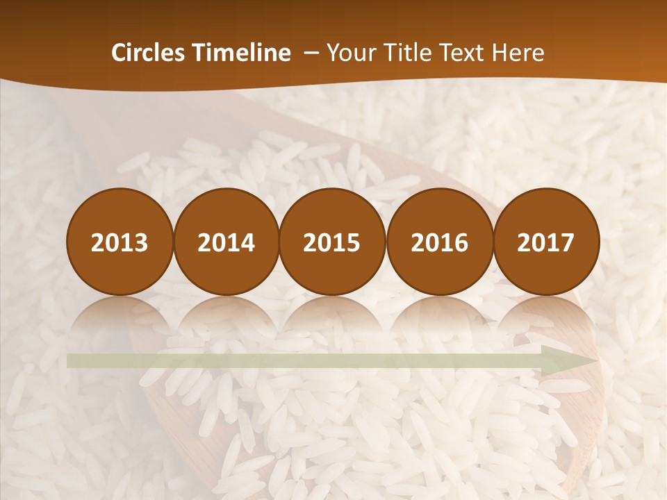 Long Spoon Healthy PowerPoint Template