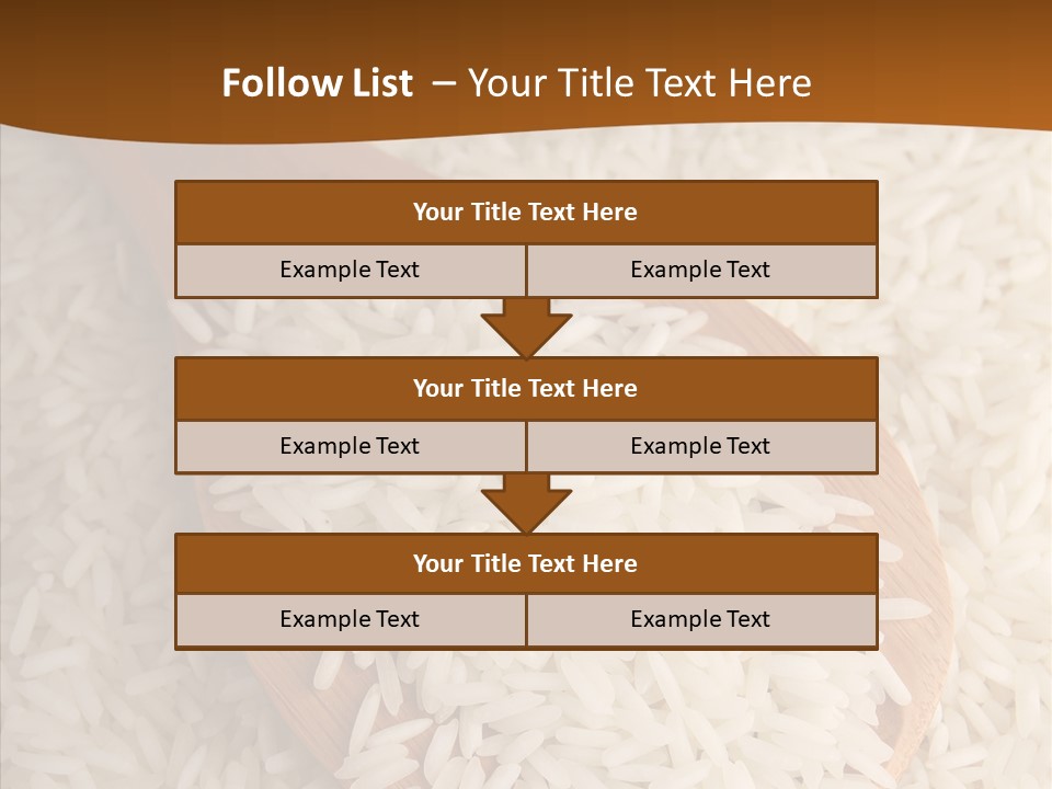 Long Spoon Healthy PowerPoint Template