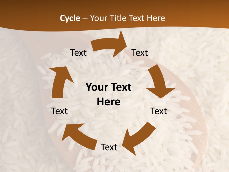 Long Spoon Healthy PowerPoint Template