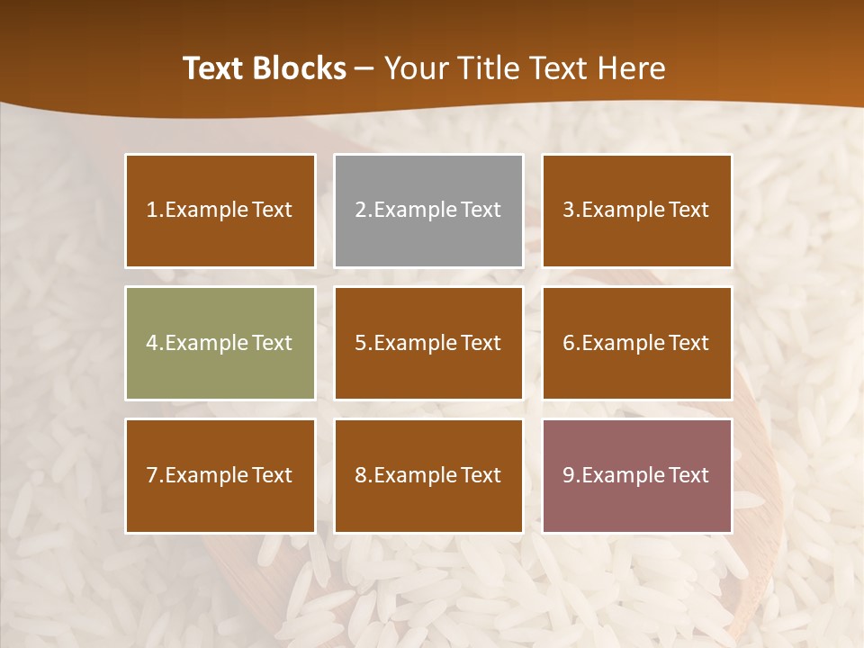 Long Spoon Healthy PowerPoint Template