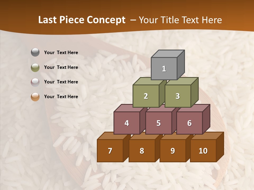Long Spoon Healthy PowerPoint Template
