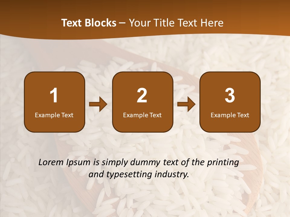 Long Spoon Healthy PowerPoint Template