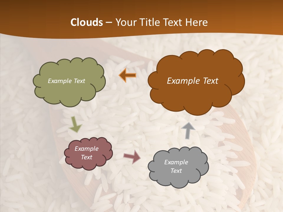 Long Spoon Healthy PowerPoint Template