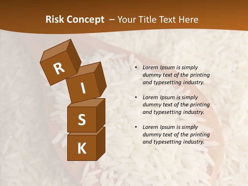 Long Spoon Healthy PowerPoint Template