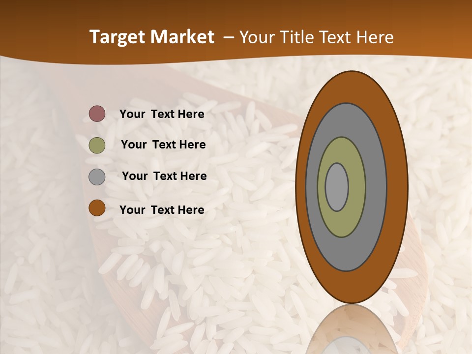 Long Spoon Healthy PowerPoint Template