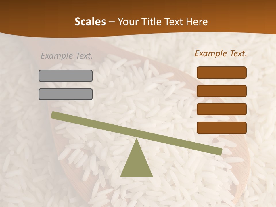 Long Spoon Healthy PowerPoint Template