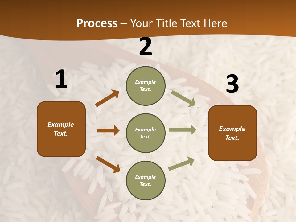 Long Spoon Healthy PowerPoint Template