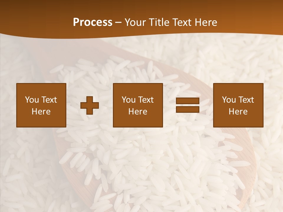 Long Spoon Healthy PowerPoint Template