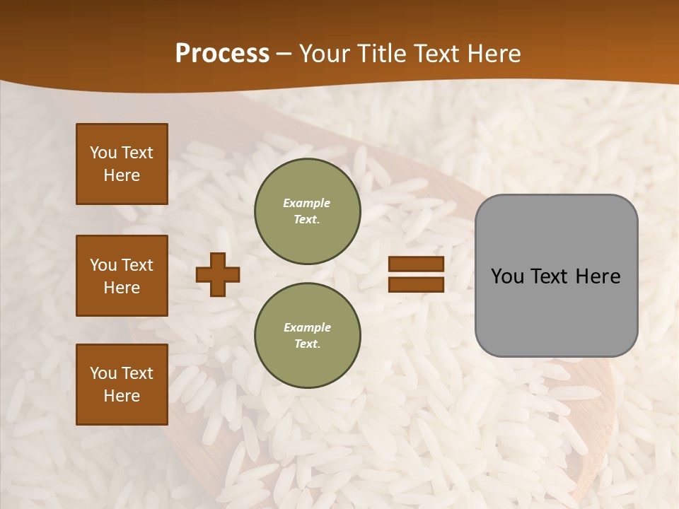 Long Spoon Healthy PowerPoint Template