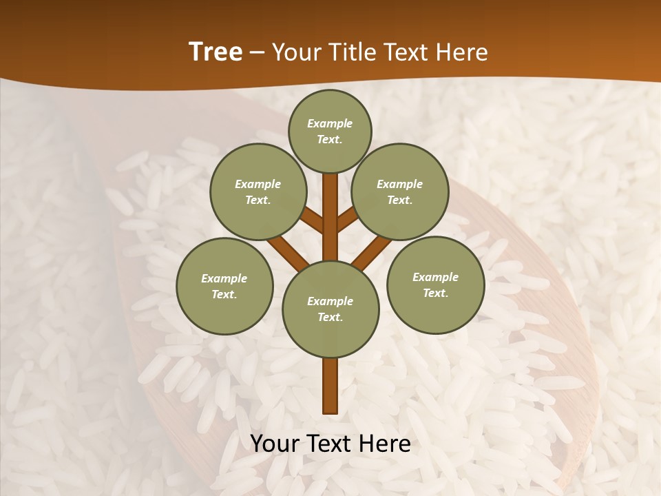 Long Spoon Healthy PowerPoint Template