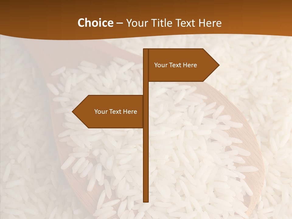 Long Spoon Healthy PowerPoint Template
