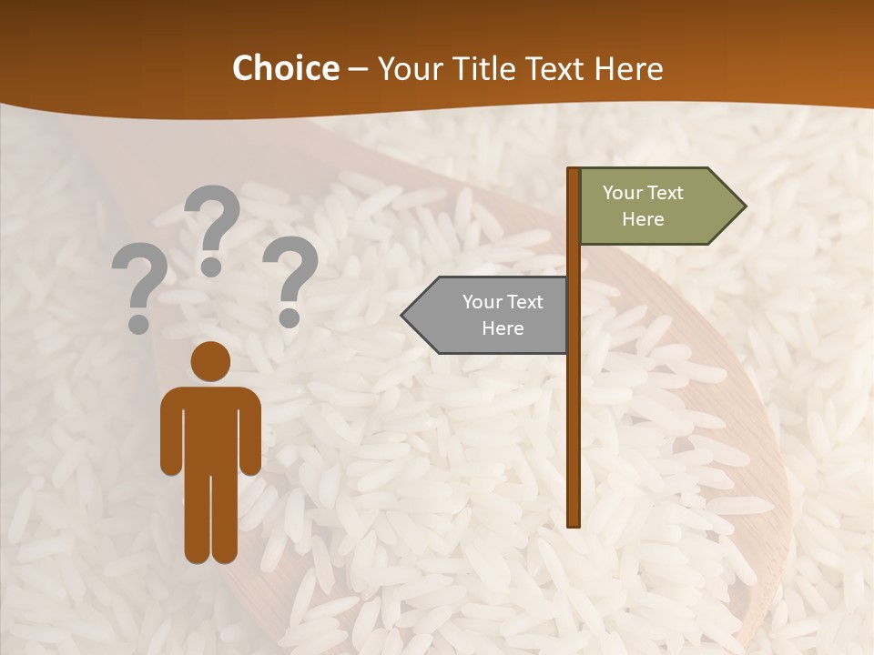 Long Spoon Healthy PowerPoint Template