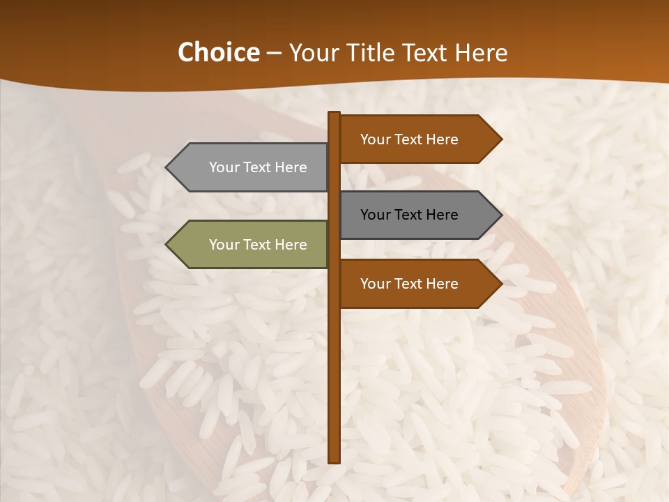 Long Spoon Healthy PowerPoint Template
