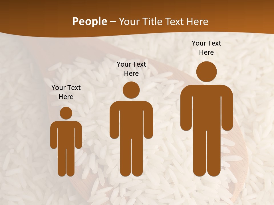 Long Spoon Healthy PowerPoint Template