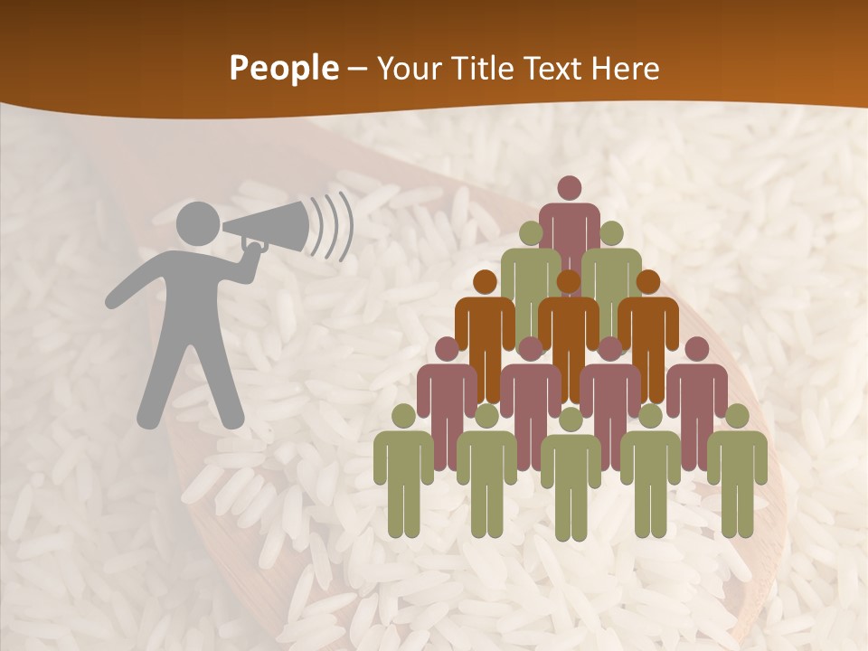 Long Spoon Healthy PowerPoint Template