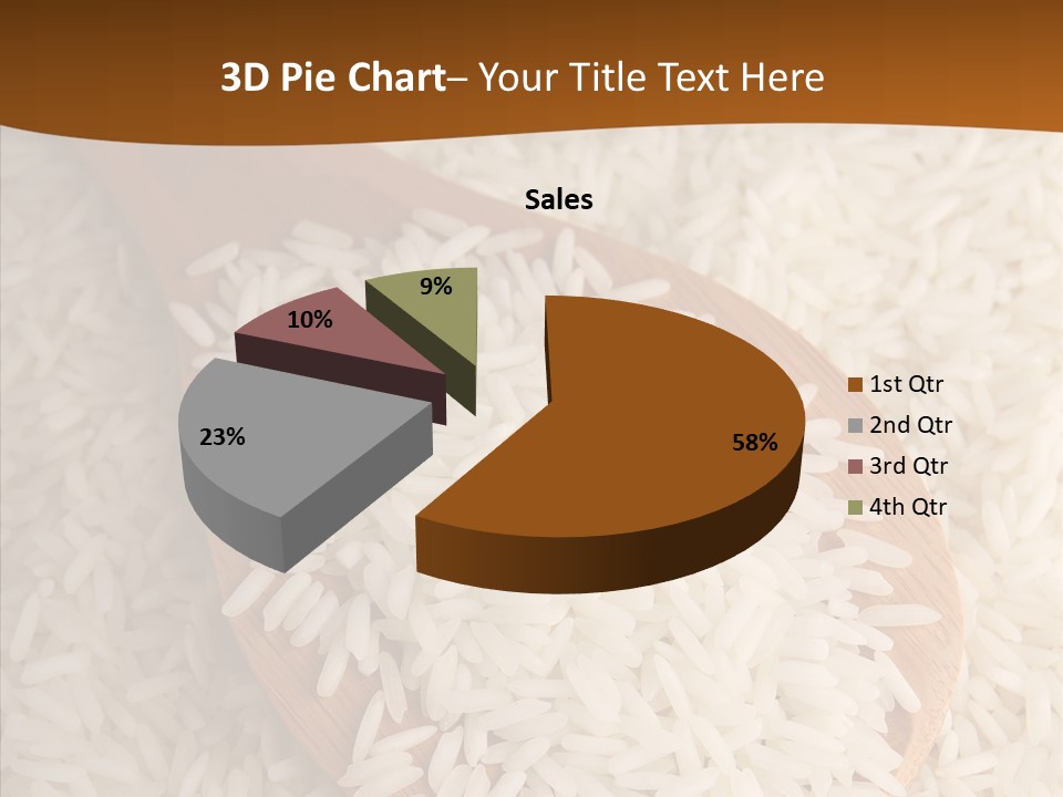 Long Spoon Healthy PowerPoint Template