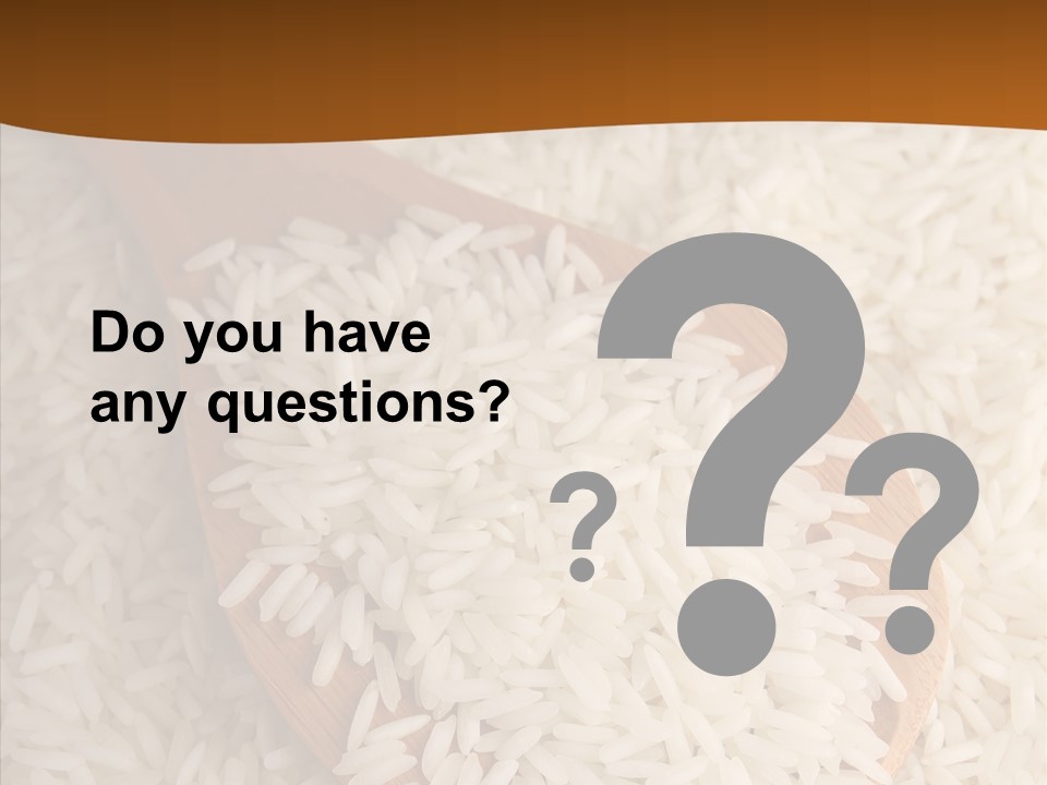 Long Spoon Healthy PowerPoint Template