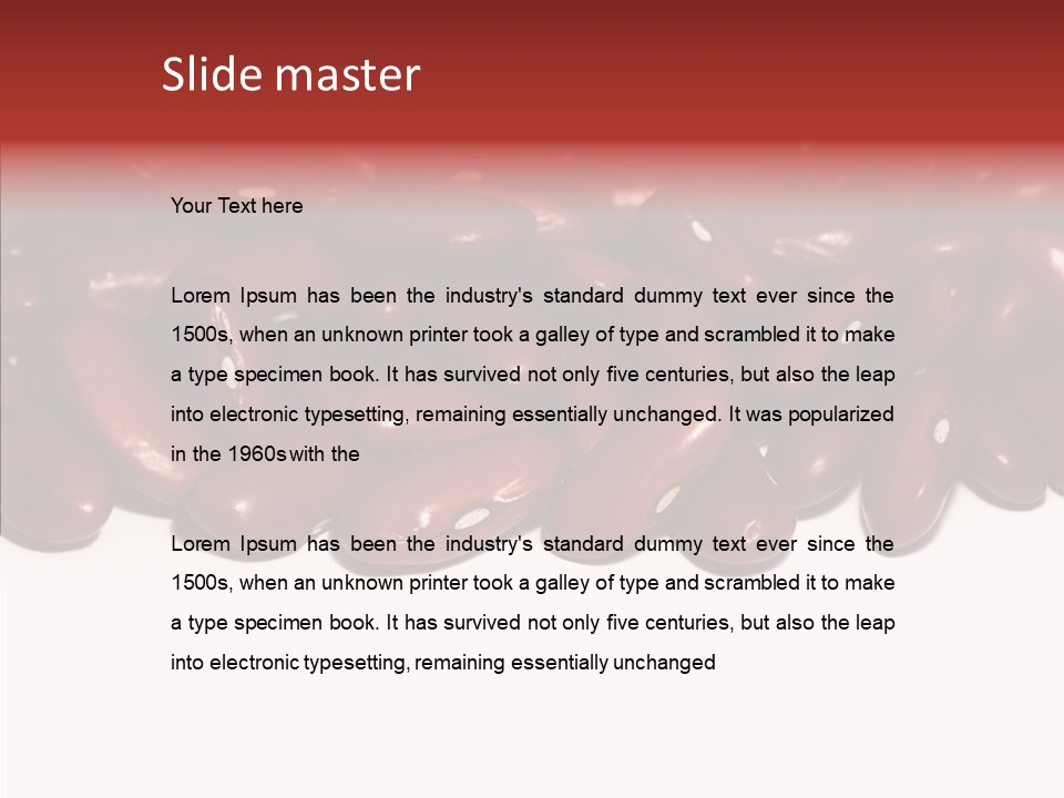 Red Details Ingredient PowerPoint Template