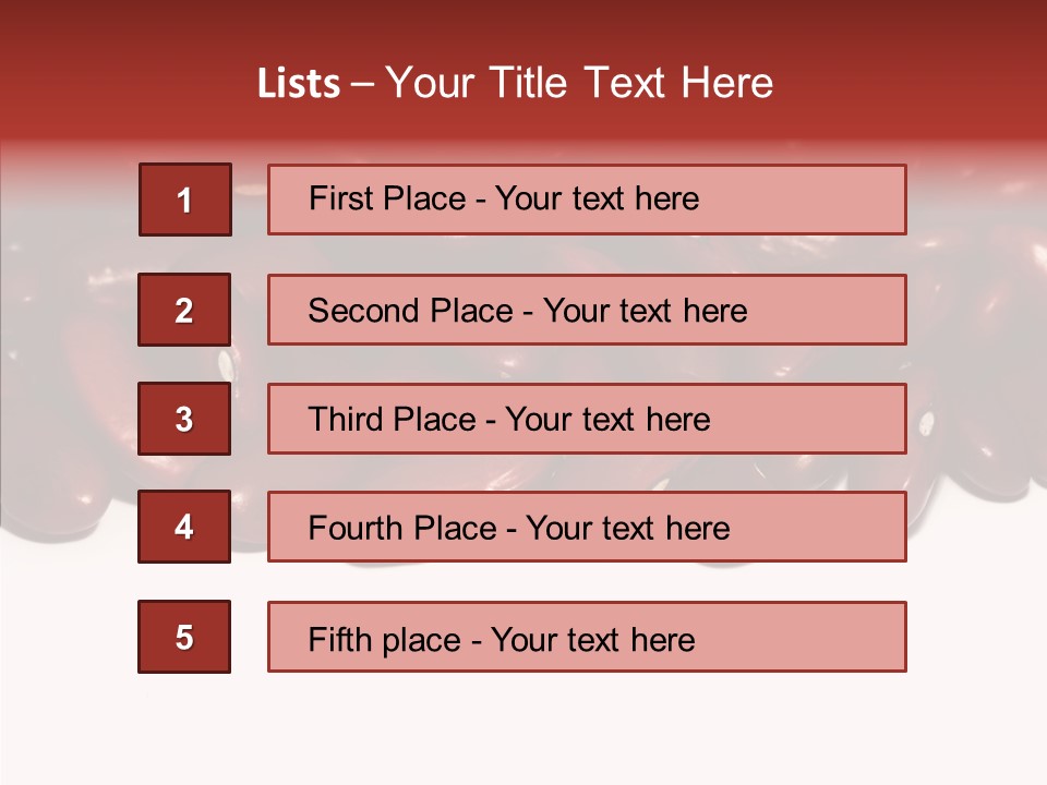 Red Details Ingredient PowerPoint Template