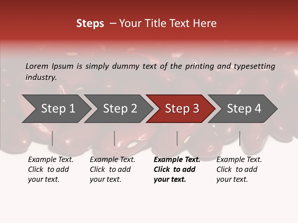 Red Details Ingredient PowerPoint Template