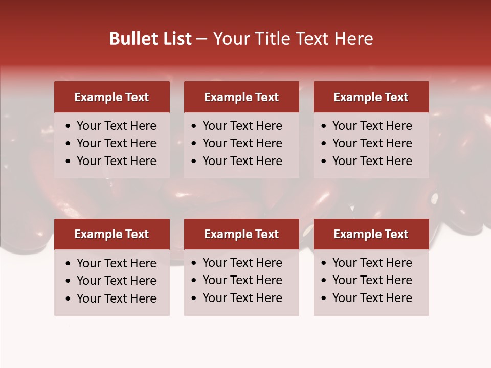 Red Details Ingredient PowerPoint Template