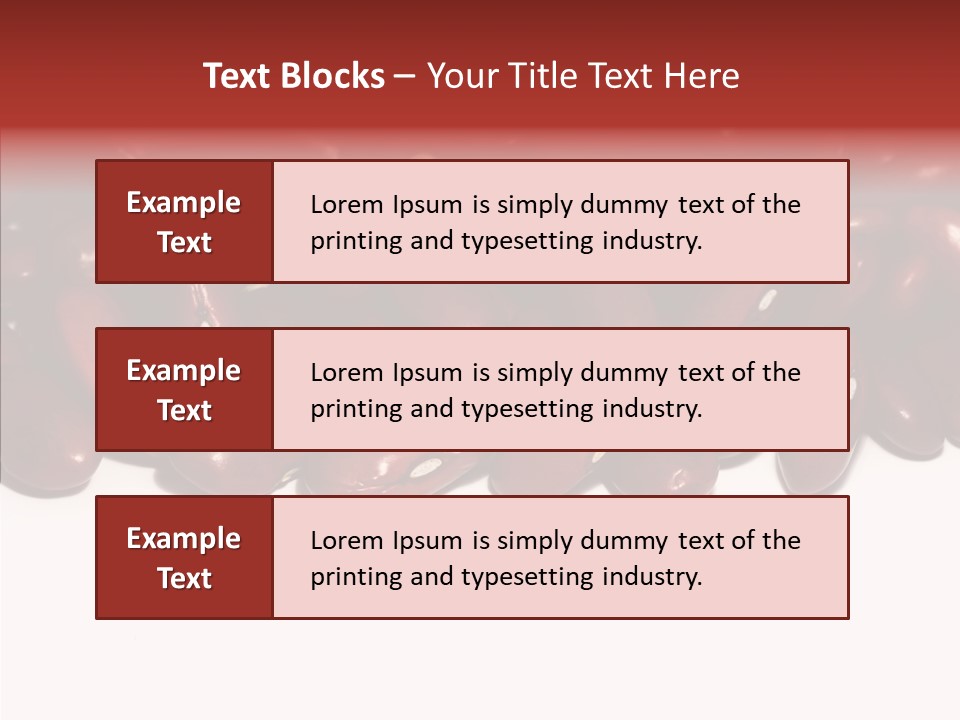 Red Details Ingredient PowerPoint Template