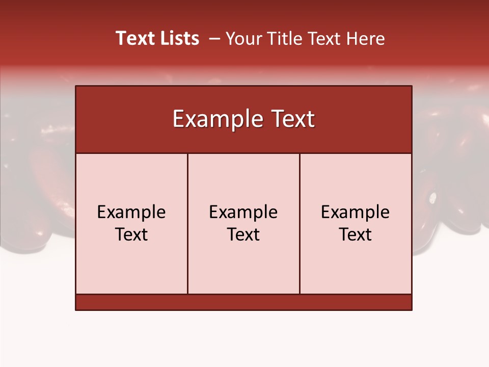 Red Details Ingredient PowerPoint Template