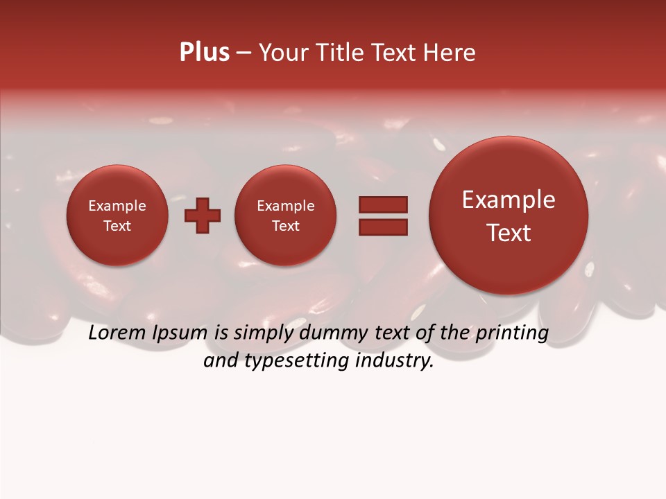 Red Details Ingredient PowerPoint Template