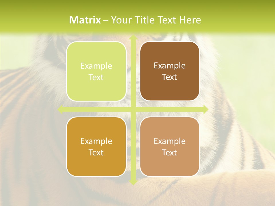 Nature Sub Tiger PowerPoint Template