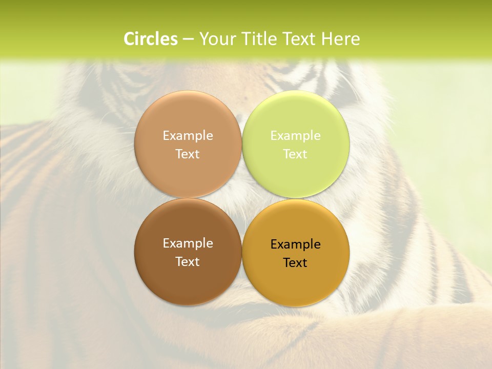 Nature Sub Tiger PowerPoint Template