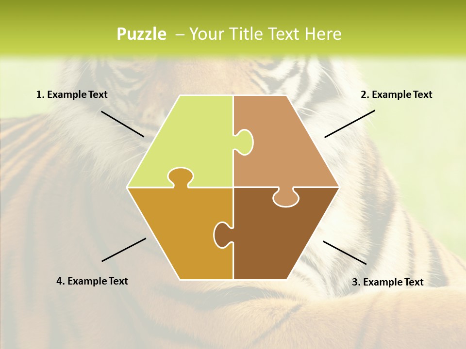 Nature Sub Tiger PowerPoint Template