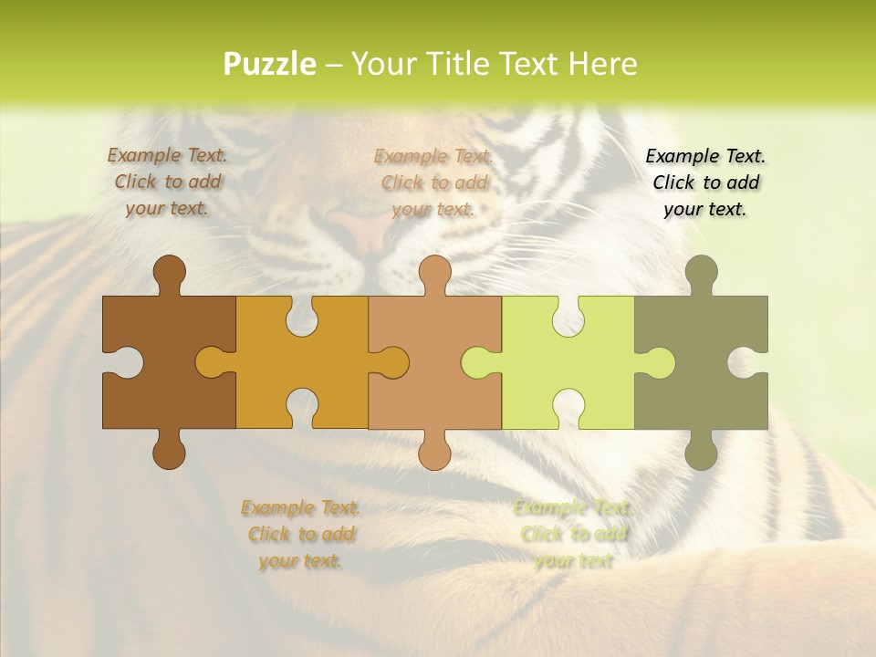 Nature Sub Tiger PowerPoint Template