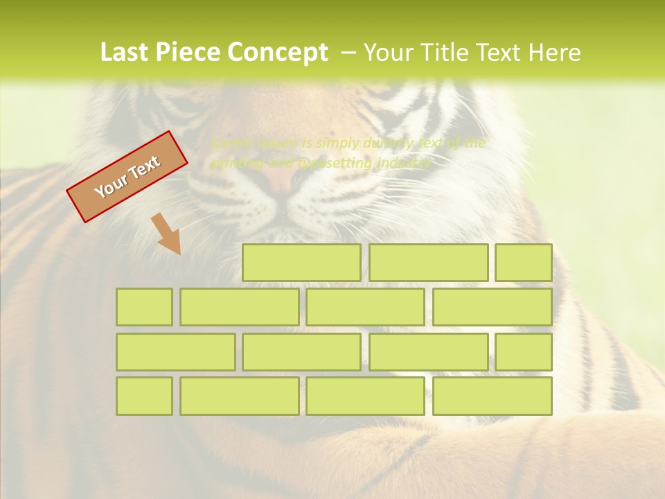 Nature Sub Tiger PowerPoint Template