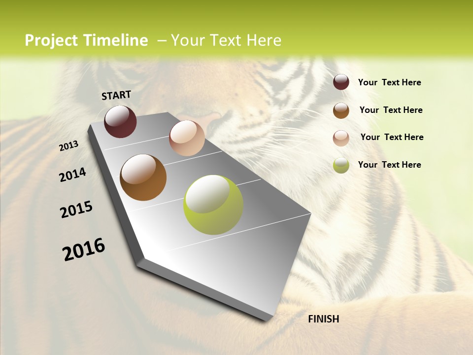 Nature Sub Tiger PowerPoint Template