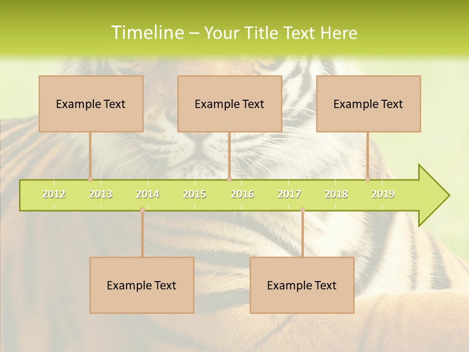 Nature Sub Tiger PowerPoint Template