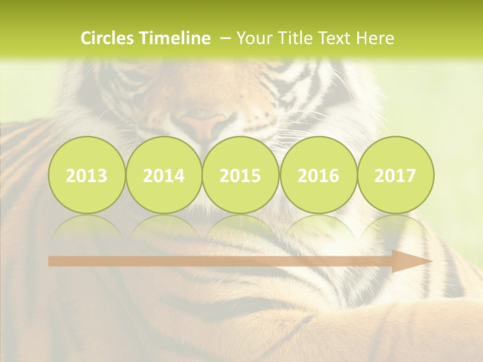 Nature Sub Tiger PowerPoint Template