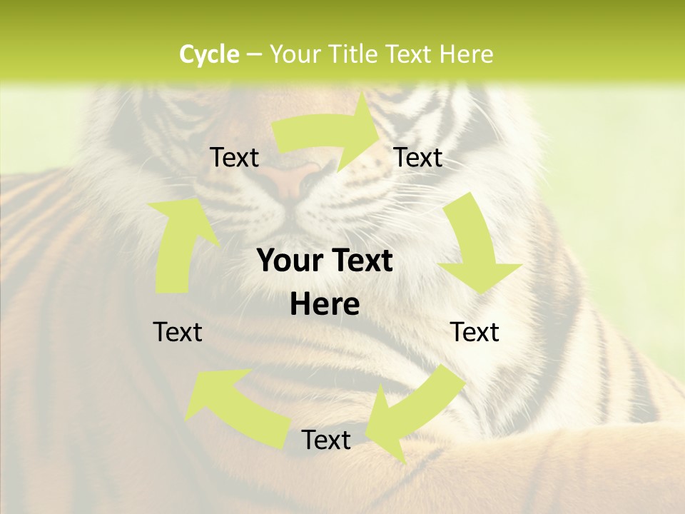 Nature Sub Tiger PowerPoint Template