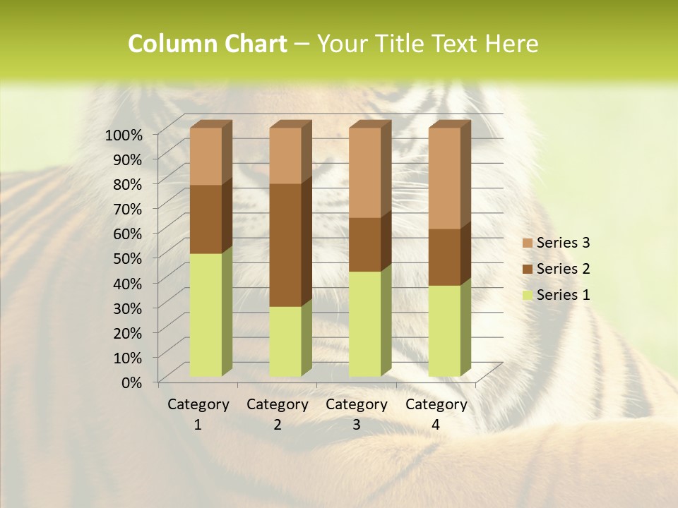 Nature Sub Tiger PowerPoint Template