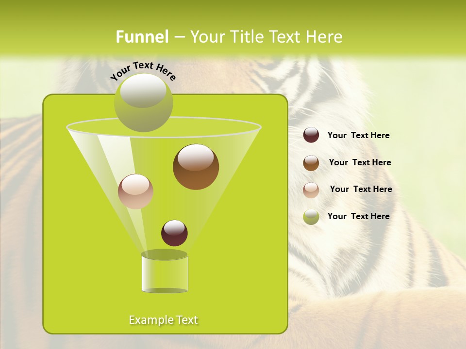 Nature Sub Tiger PowerPoint Template