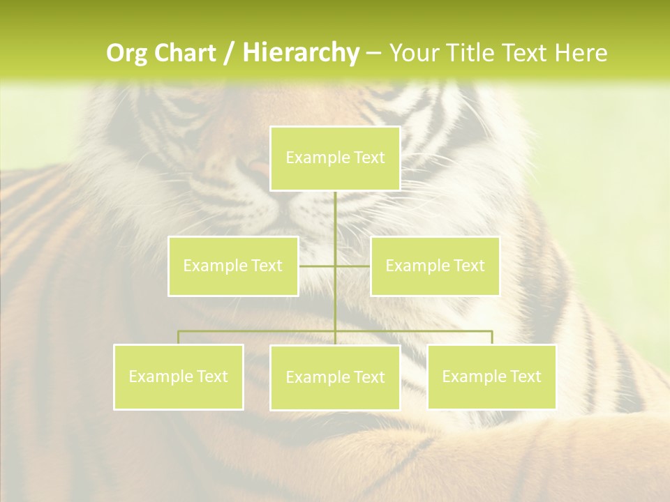 Nature Sub Tiger PowerPoint Template