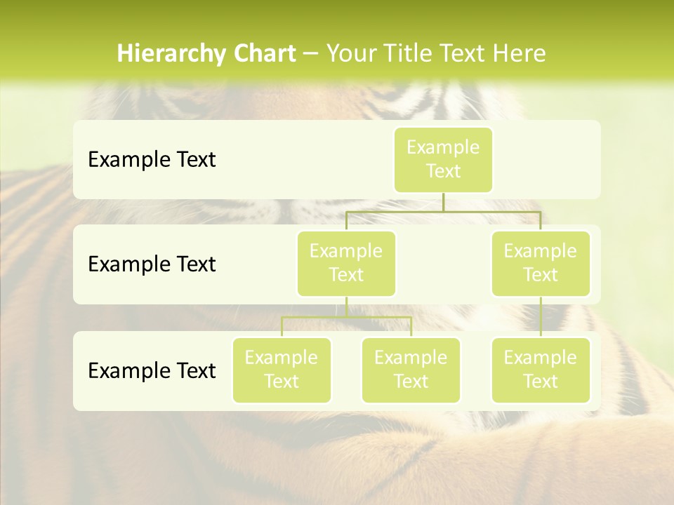 Nature Sub Tiger PowerPoint Template