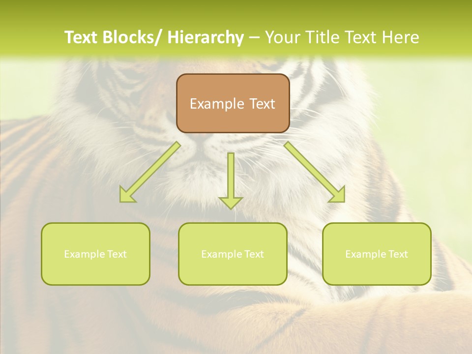 Nature Sub Tiger PowerPoint Template