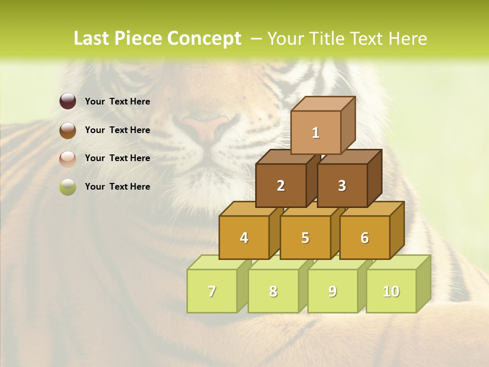 Nature Sub Tiger PowerPoint Template
