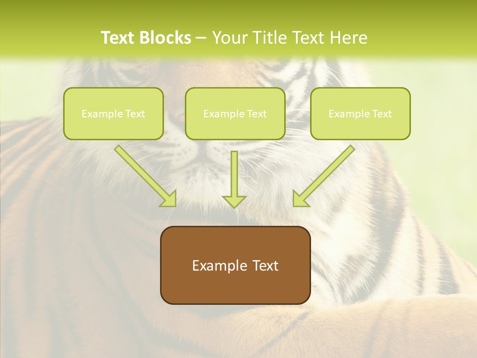 Nature Sub Tiger PowerPoint Template