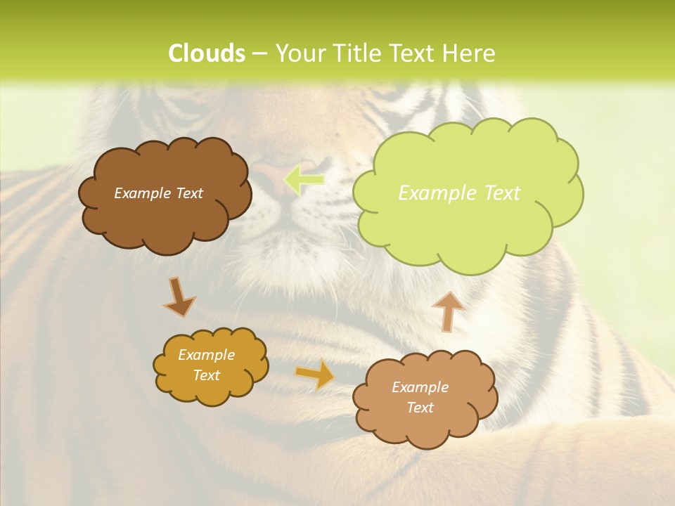 Nature Sub Tiger PowerPoint Template