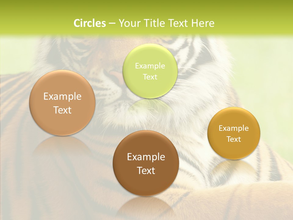 Nature Sub Tiger PowerPoint Template