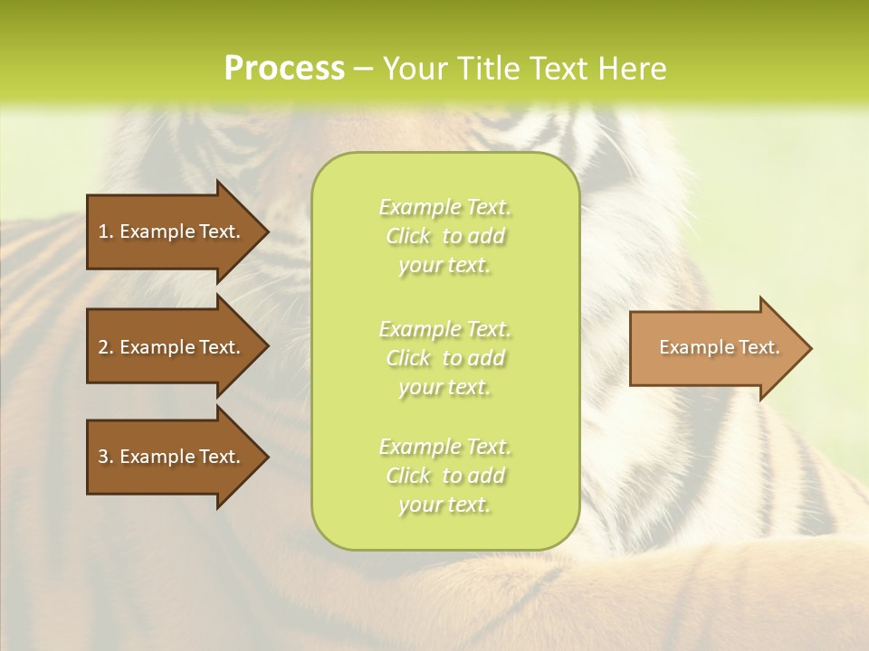 Nature Sub Tiger PowerPoint Template