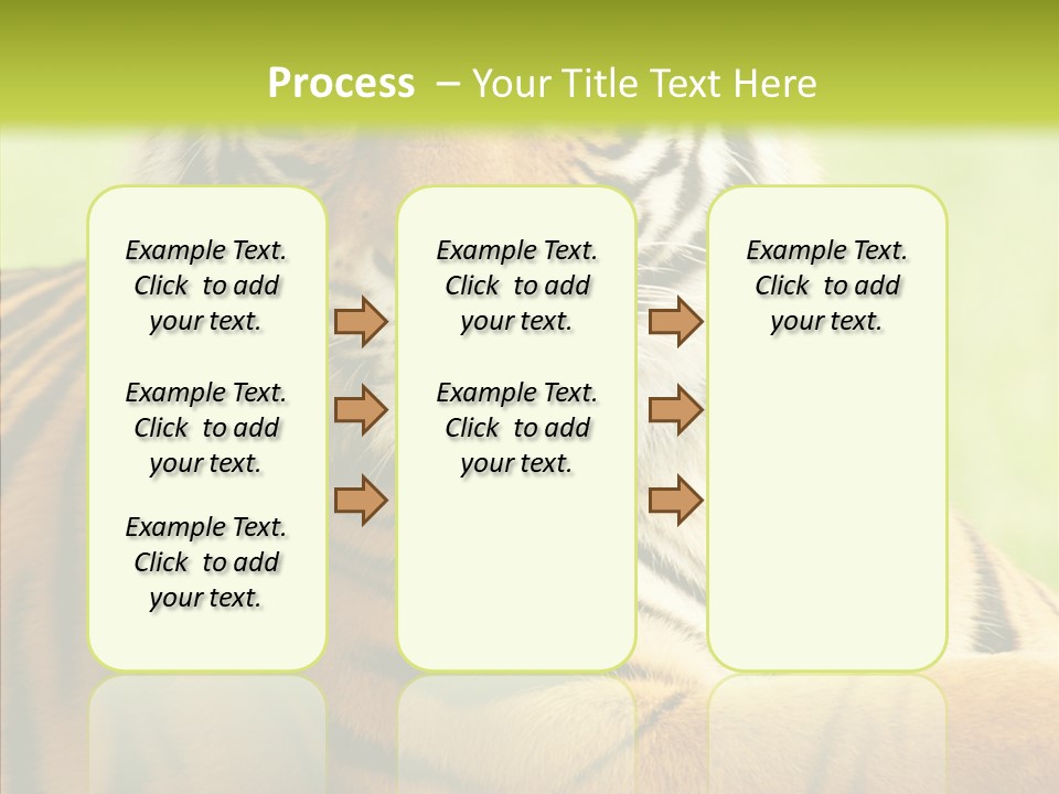 Nature Sub Tiger PowerPoint Template
