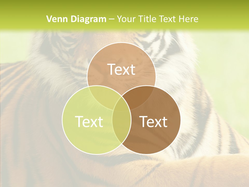 Nature Sub Tiger PowerPoint Template